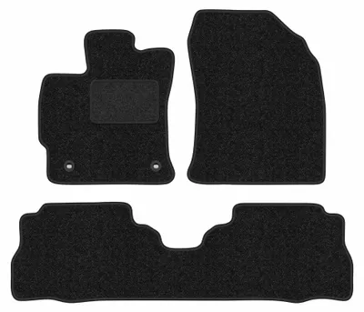 Image de Tapis de sol en moquette pour Toyota Prius III Plus 2011-2015 (à hayon) – jeu 4 pièces, anthracite, sur mesure – Wielganizator ANTHRA
