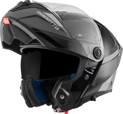Zdjęcie produktu dla Kask Bogotto FF404 Ezion flip-up, czarny mat/szary, S