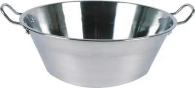 Produktbild von Edelstahlbecken mit 2 Griffen, Durchmesser 38 cm, 9L
