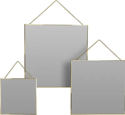 Produktbild von Hängespiegel, golden, 3er-Set