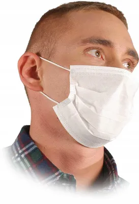 Produktbild von Dreilagige Hygienemaske / Weiß / MASW - 100 Stück.