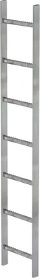 Produktbild von MUNK Schachtleiter Stahl verzinkt 300mm breit 7 Sprossen 1,96m lang