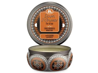 Obrázek produktu pro Tesori d'Oriente Fior di Loto vonná svíčka s esenciálními oleji 200g