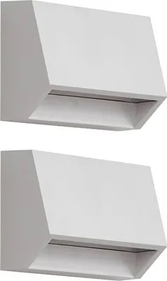 Produktbild von Lindby LED-Außenwandleuchte Appeso, Breite 10 cm, 2er-Set