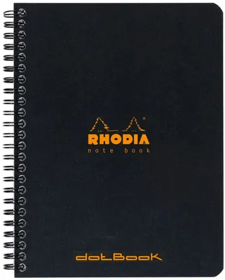 Produktbild von Rhodia Notebook A5+ liniert 80Bl schwarz