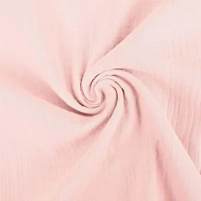 Produktbild von Doppel-Gaze-Stoff kariert pro Meter Tiny - 50 x 150 cm - Rose | by Craft Loom