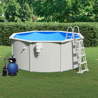 Produktbild von Schwimmbad – Gartenschwimmbad – Aufstellpool – Rahmenpool – Schwimmbad-Set – 300 x 120 cm
