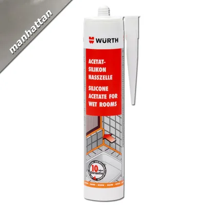 Produktbild von Würth Acetat - Silikon Nasszelle Manhattan 310 ml Kartusche