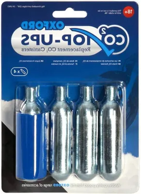 Productafbeelding van CO2 Patroon Set - Gaspatronen Navulling - Frisdrank Maken - Schroefdraad Aansluiting - 16g 4 Stuks - Metaal