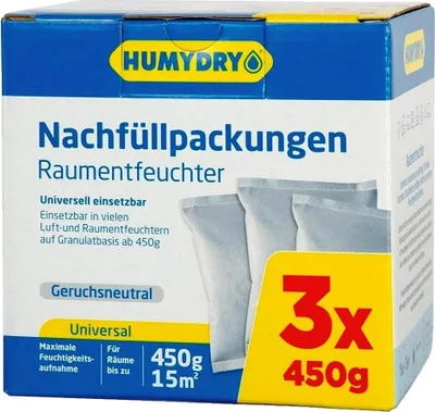 Produktbild von Humydry Nachfüllpack, 3 x 450g