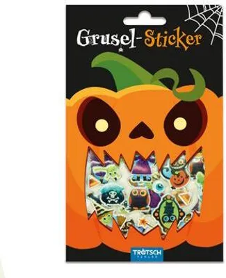 Produktbild von Trötsch Gruselsticker klein 40 Gel Sticker