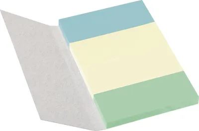 Produktbild von Herlitz 50033447, Leere Registerkarte, Blau, Grün, Gelb, Papier, 20 mm, 50 mm, 160 Blätter