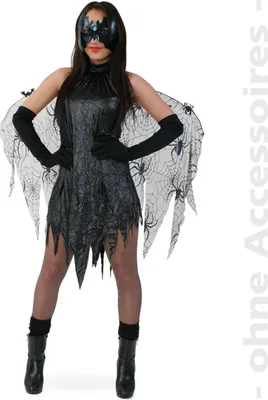 Produktbild von Halloween Flügel mit Spinnen Flügel schwarz Karneval Fasching Halloween Party