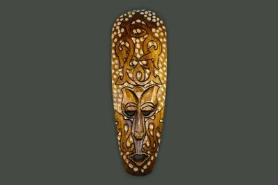 Produktbild von Maske ARIS 50 cm, Holz-Maske aus Bali, Wandmaske
