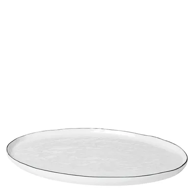 Produktbild von Broste Copenhagen Ovale Platte Salt (14533194)  26,5 x 38,5 cm