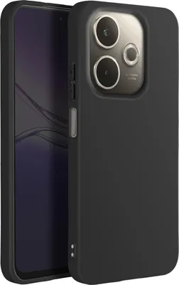 Produktbild von Avizar, Oppo A5 Pro Hülle Silikon Weich Matt, Schwarz