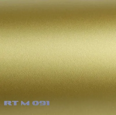 Produktbild von (5,91€/m²) Rapid Teck® Premium Autofolie Matt Gold 152 cm Breite Laufmeterware selbstklebende Folie mit Luftkanälen matte Auto Folie