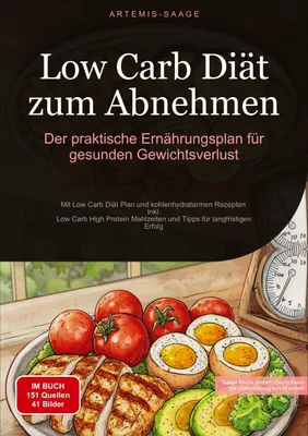 Produktbild von Low Carb Diät zum Abnehmen: Der praktische Ernährungsplan für gesunden Gewichtsverlust