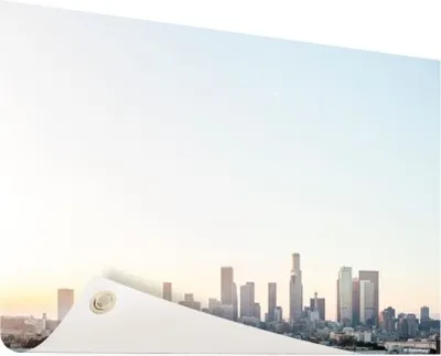 Produktbild von Gartenposter - 60x40 cm - Los Angeles Skyline bei klarem Himmel  - Modernes Wandbilder - Amerikanische Städte