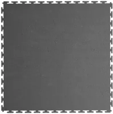 Obrázok produktu pre PVC podlaha do garáže, skladu, telocvične ECO - T LOCK - TEXTURED 498x498x6, 5 mm čierna