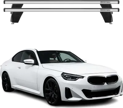 Produktbild von Menabo Dachträger Grundtäger für BMW 3er G20 2019-2025 50kg Aluminium Silber 2x