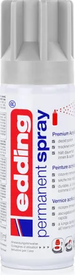 Produktbild von edding Permanent Spray lichtgrau 200 ml Premium Acryllack, RAL 7035