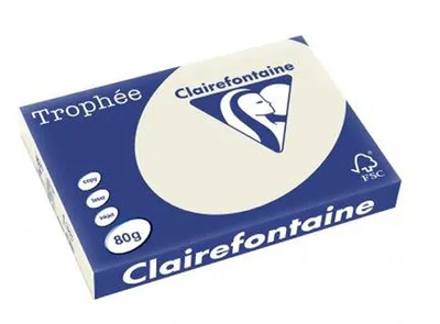 Obrázek produktu pro Clairalfa Multifunktionspapier Troph‚e, A3, 80 g/qm, grau