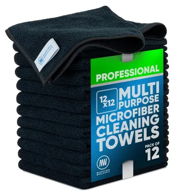 Productafbeelding van 12 Stuks Multi-Surface Microfiber Reinigingsdoeken