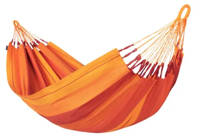 Produktbild von La Siesta Single-Hängematte MODESTA volcano orange Klassische Einzel-Hängematte aus Baumwolle