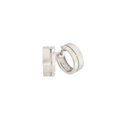 Produktbild von Miamar SCR42 Damen Creolen Sterling-Silber 925 Silber Weiß
