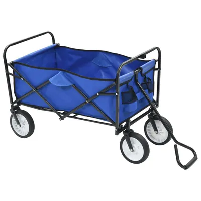 Immagine prodotto di Carrello Pieghevole a Mano in Acciaio Blu