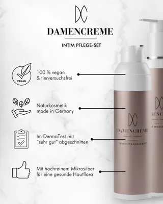 Produktbild von Damencreme Intim Pflegeset Cr.75ml+Waschlot.200ml 1 P