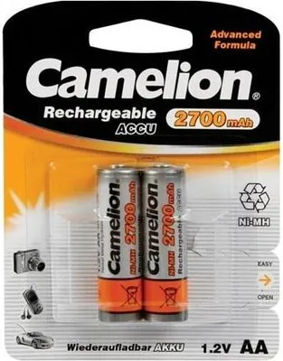 Image de Piles Aa Nimh 2700mah Haute Capacité, Rechargeables, Longue Durée - Tool Land