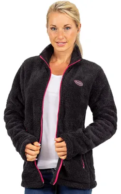 Produktbild von Reichstadt Damen Regular Fit Fleecejacke Kuschelig 22RSW002 Black S