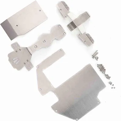 Image de Kit de protection avant châssis arrière en acier inoxydable pour TRAXXAS 1/7 UDR RC Accessoires