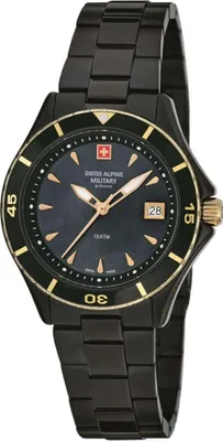 Produktbild von Swiss Alpine Military Damen Uhr Analog Quarz 7740.1184SAM Edelstahl