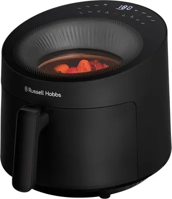 Obrázok produktu pre Teplovzdušná fritéza Russell Hobbs SatisFry Panoramic 27420-56, 1650W, 5,5 l, 10 programov, digitálny LED displej, termostat, časovač, čierna