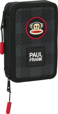 Obrázek produktu pro Penál s příslušenstvím Paul Frank Campers černý (12,5 x 19,5 x 4 cm) (28 ks)