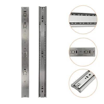 Produktbild von Jopassy Schubladenschienen Vollauszug 45mm Schwerlastauszug Teleskopauszug Kugelführung 350mm 2 Stück