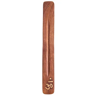 Produktbild von Räucherstäbchenhalter - Mantra Om aus Holz