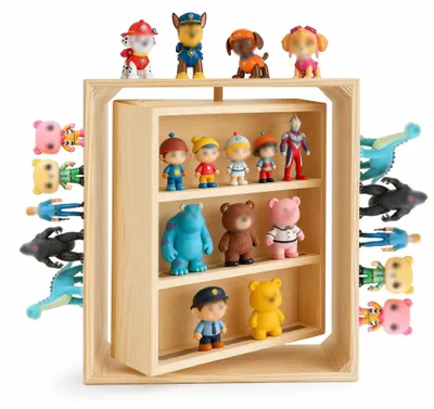 Image de Étagère magnétique pour figurines Tonie et boîtes Tonie, conçue pour les enfants