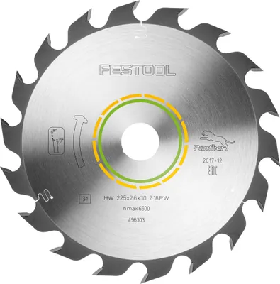 Zdjęcie produktu dla Brzeszczot Festool Panther 225 x 2,6 x 30 PW18 | 496303