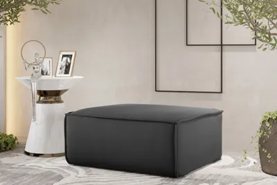 Productafbeelding van Design fauteuil CELES PREMIUM, 105x105 cm, bekleding: Opera Velvet, donkergrijs
