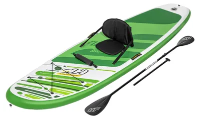 Produktbild von Bestway Hydro-Force™ SUP Touring Board-Set Freesoul Tech mit Paddel und Kajak-Sitz, 340x89x15cm, 65310
