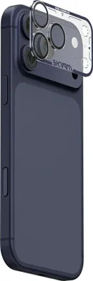 Obrázok produktu pre Skinarma Magma Full Matte sklo objektívu fotoaparátu pre iPhone 17 Pro Blue