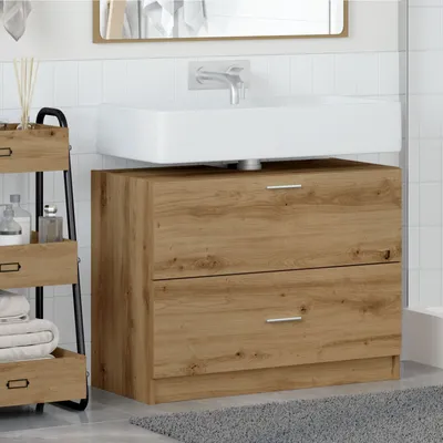 Produktbild von Möbel Waschbeckenschrank Artisan Eiche 78x37x59 cm Holzwerkstoff - Badezimmer 868831
