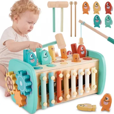 Image de Jouets en bois : frapper