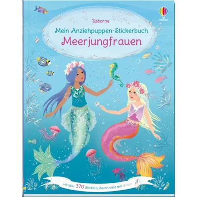 Obrázok produktu pre Anziehpuppen-Stickerbuch- Meerjungfrauen