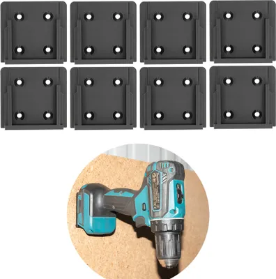 Produktbild von 8x Halter für Makita Gerätehalter Maschinenhalter Wandhalter Halterung 18V / 14,4V