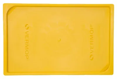 Produktbild von VERMOP Deckel für Boxen ohne Dichtung, gelb, 50 x 33 x 2 cm | 1 Stück